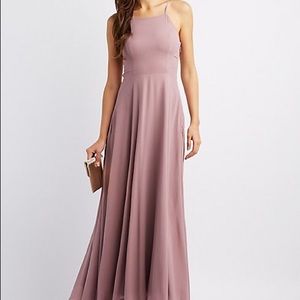 Maxi, taupe/mauve dress